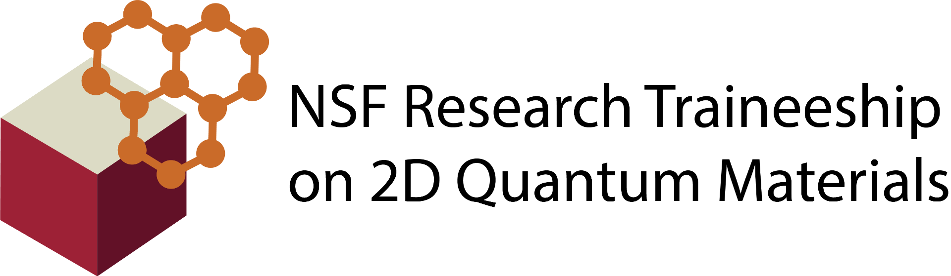 Logo with text "NSF Research Traineeship on 2D Quantum Materials"